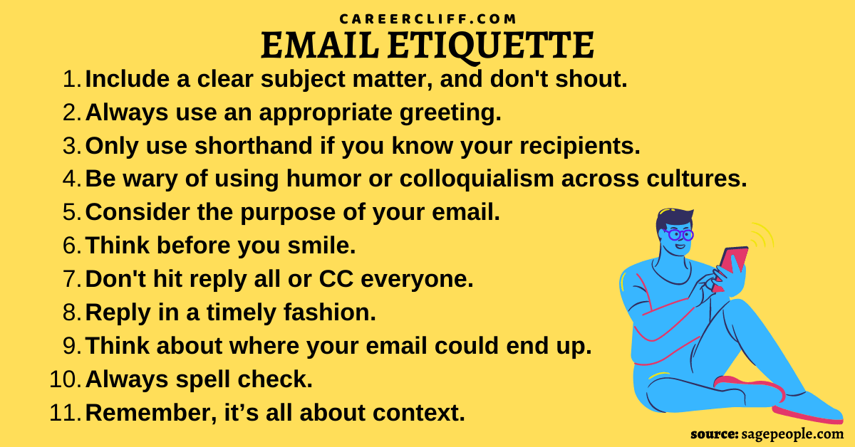 30 Email Etiquette Rules in the Workplace Examples Training