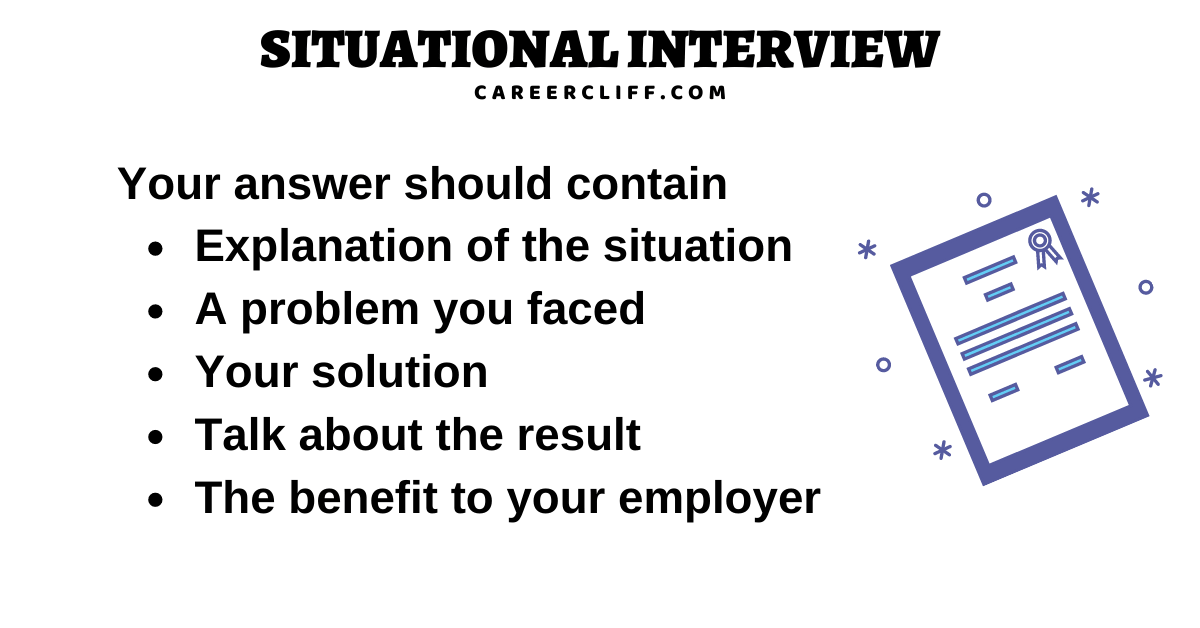 problem solving situational interview questions
