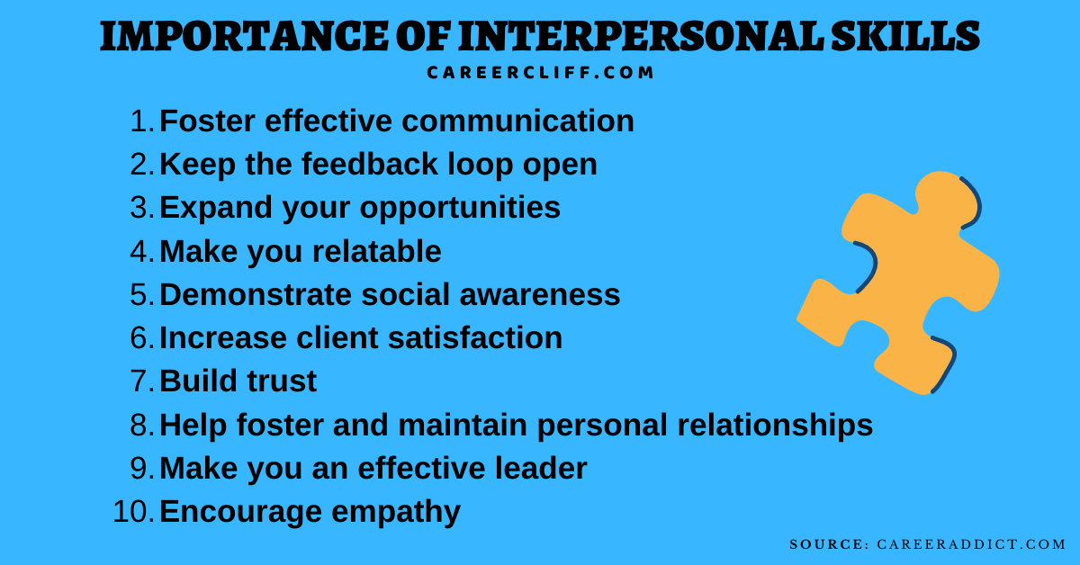 why is interpersonal relationship important in the workplace